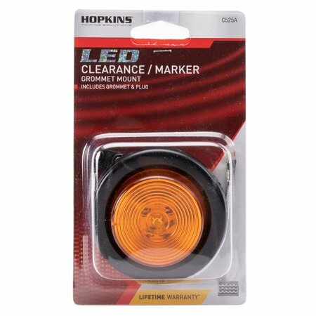 HOPKINS Amber Round Clearance/Side Marker LED Light Kit C525A